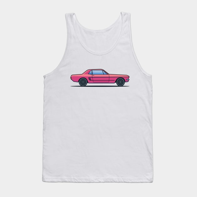 Vintage Ford Mustang Tank Top by lanaxxart